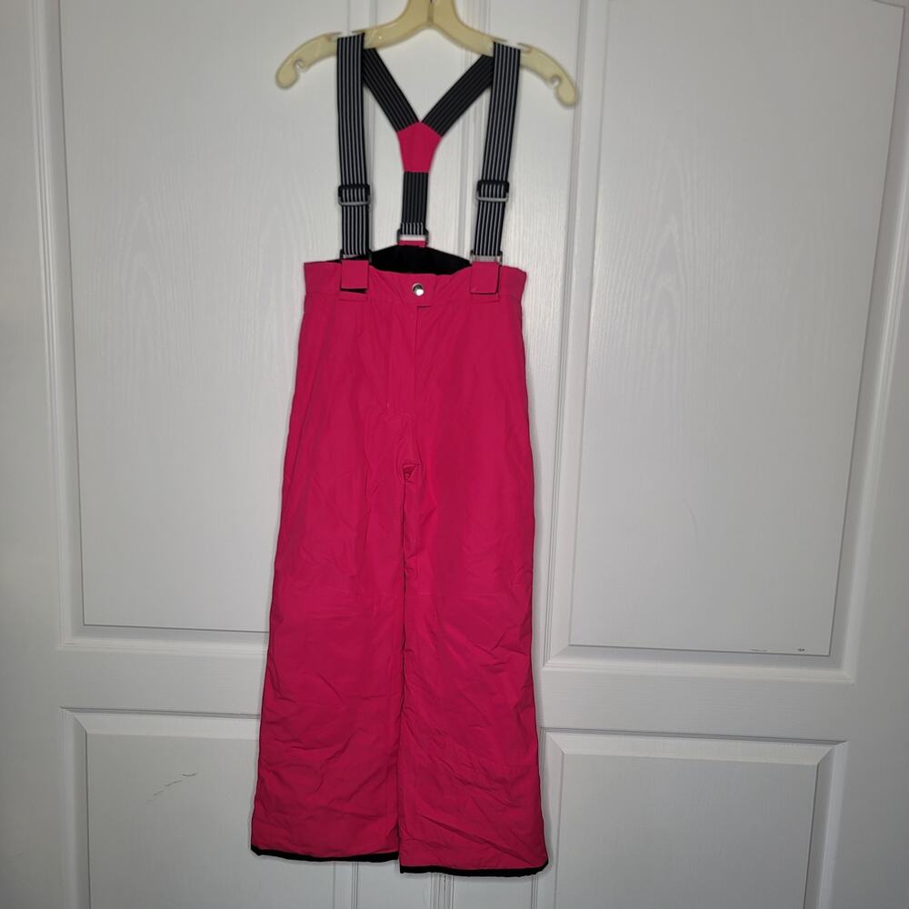 Noize Pink YOUTH Size Large Snowboard Ski Suit Snow Bib Removeable Straps Pants